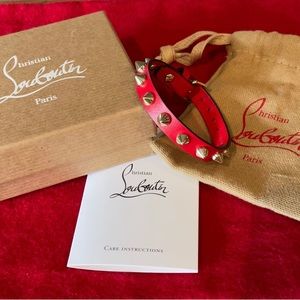 Authentic Christian Louboutin spike bracelet